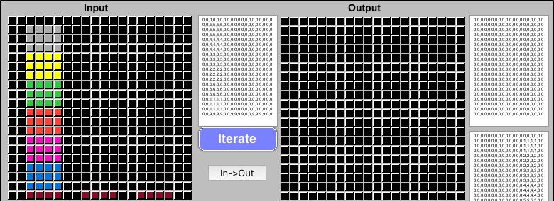 Blocks World Six Numbered Colors