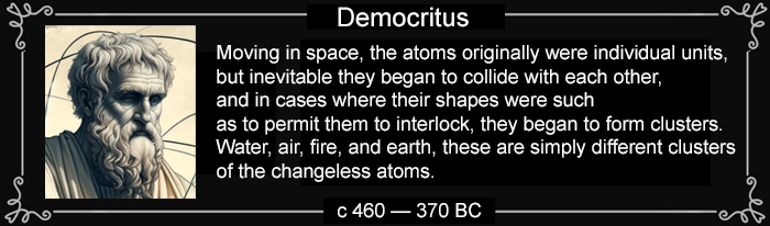 Democritus Quote