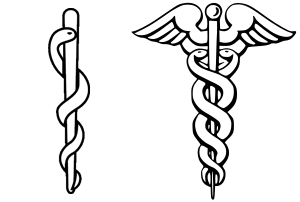 Asclepius and Caduceus
