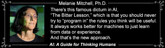 Melanie Mitchell's Bitter Lesson Quote