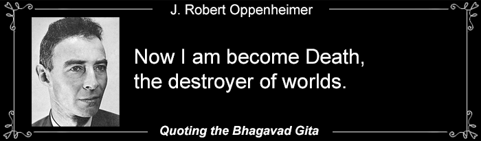 J. Robert Oppenheimer, at Trinity NM
